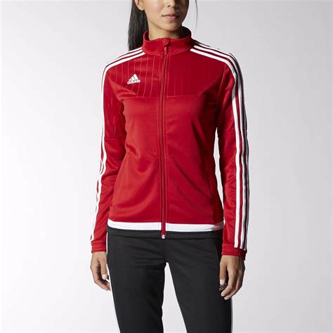 Rote adidas Jacken & Blazer für Damen 